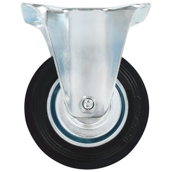 vidaXL Faste hjul 8 stk 100 mm