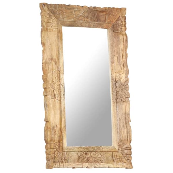 vidaXL Speil 80x50 cm heltre mango