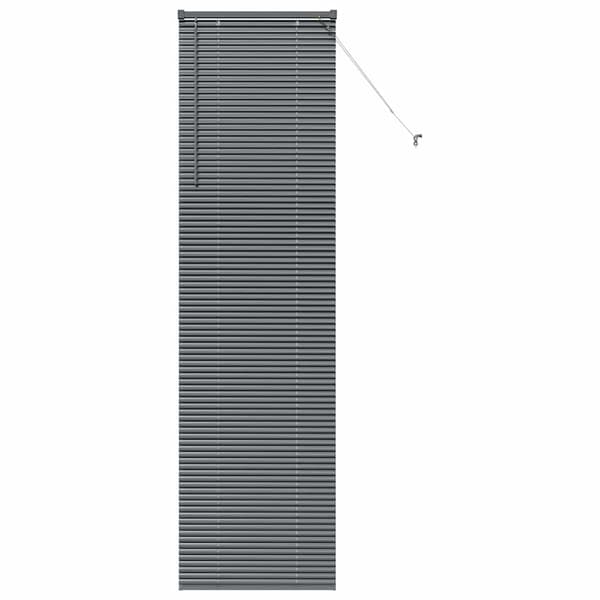 vidaXL Persienner Mörkgrå 220 x 65 cm Aluminium