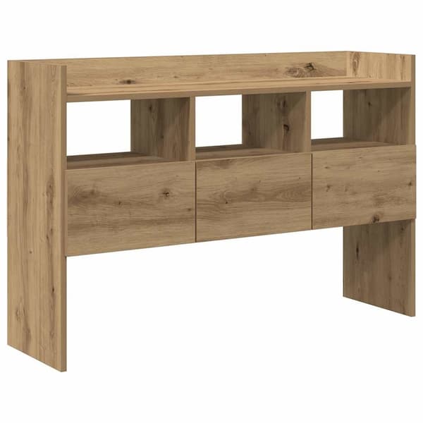 vidaXL Skjenk artisan eik 105x30x70 cm konstruert tre
