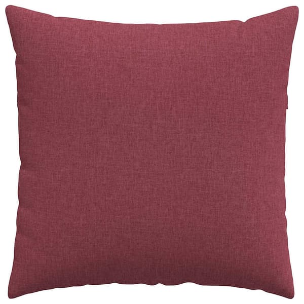 vidaXL Soffkuddar 2 st Vinröd 80 x 80 cm tyg
