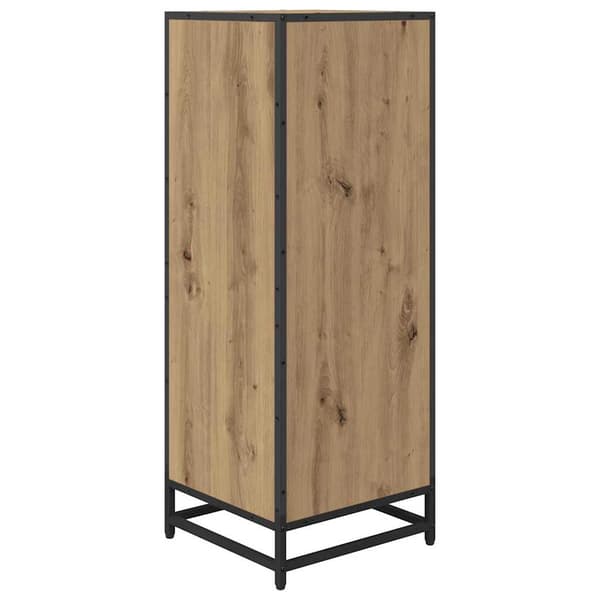 vidaXL Baderomsskap artisan eik 35 x 37.5 x 100 cm Konstruert tre