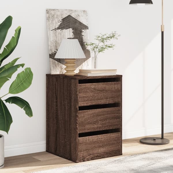 vidaXL Kommode brun eik 40x41x58 cm konstruert tre