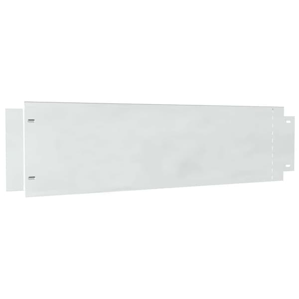 vidaXL Gräskanter 20 pcs Silver 100 x 25 x 0,07 cm Galvaniserat Stål