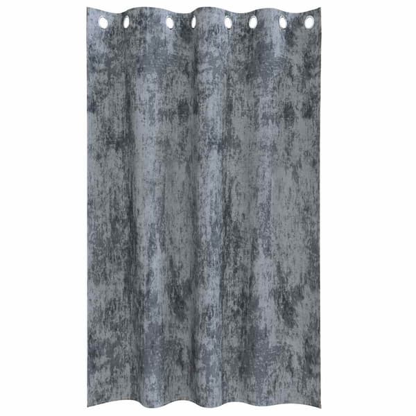 vidaXL Sammetsgardiner 2 pcs Silvergrå 175 x 140 cm Sammet