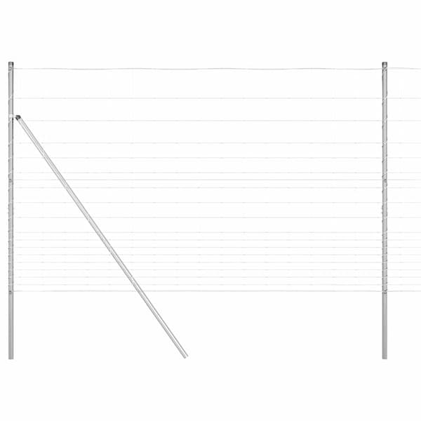 vidaXL Stängselstolpe Galvaniserad 50 x 1,5 m Stål