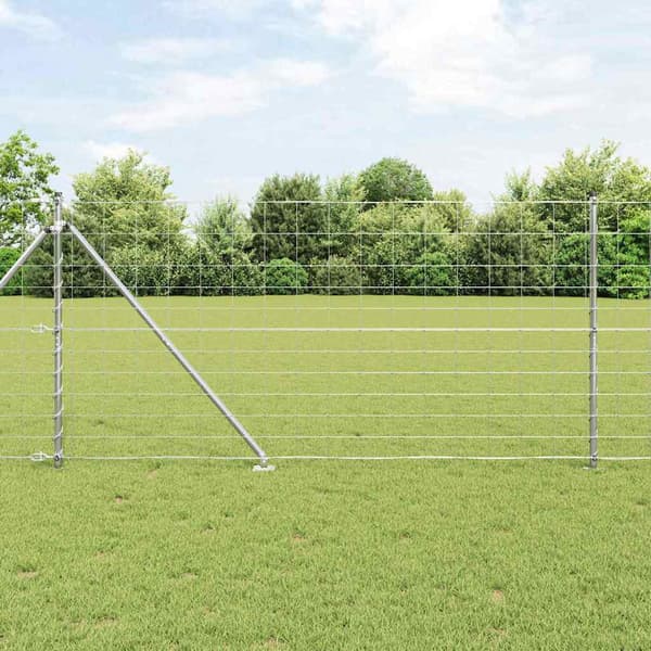 vidaXL Gjerdepåle Galvanisert 25 x 1,2 m Stål