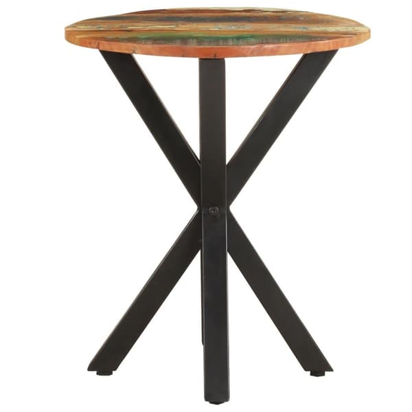 vidaXL Sidebord 48x48x56 cm gjenvunnet heltre