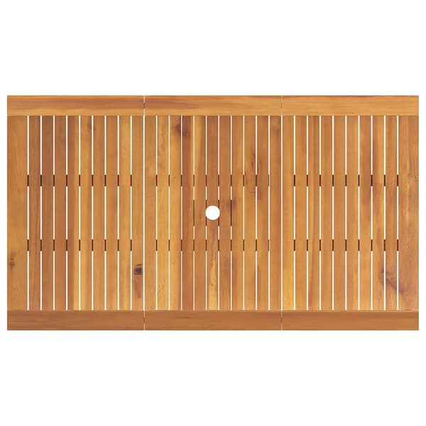 vidaXL Hage Spisegruppe 5 pcs Brun Solid akasietre