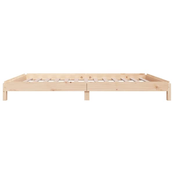 vidaXL Stableseng 90x190 cm heltre furu