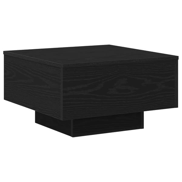 vidaXL Kaffebord Svart Eik 55 x 55 x 31 cm