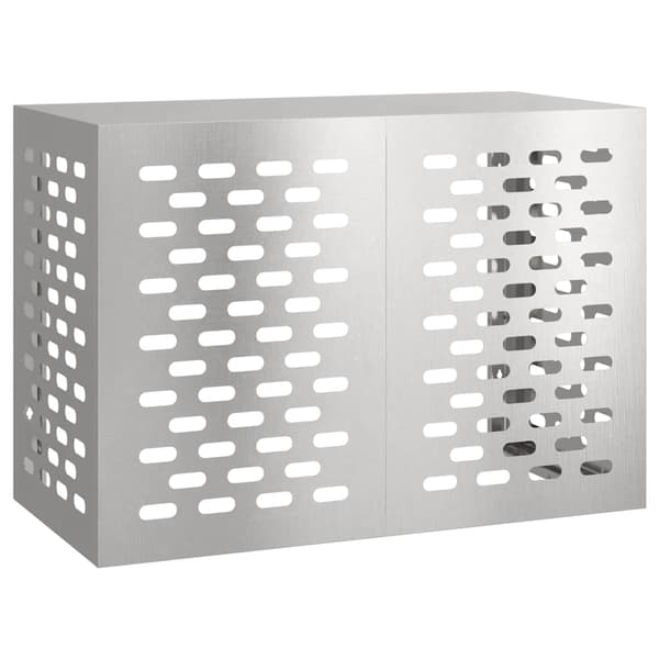 vidaXL Täckning för Luftkonditionering Silver 100 x 50 x 70 cm