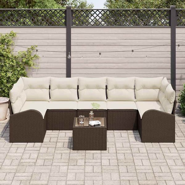 vidaXL Trädgårdsoffset Brun 55 x 55 x 37 cm konstrotting