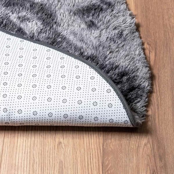 vidaXL Ryamatta med lång lugg NAVARRA mörkgrå 300x200 cm polyester