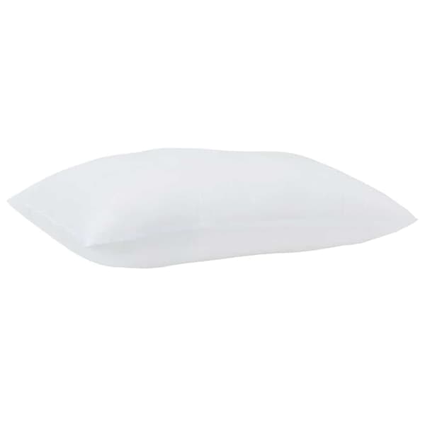 vidaXL Täckeset med kudde 2 pcs Vit Mikrofiber