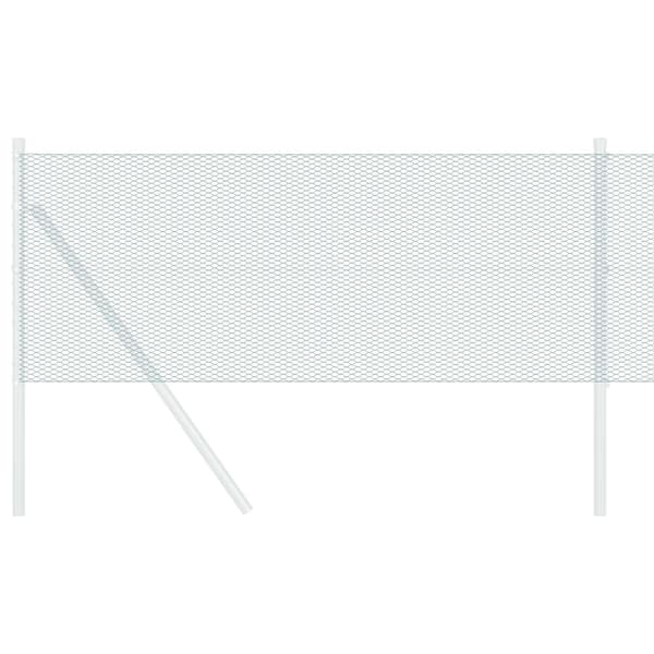 vidaXL Hexagonstängsel Grön 0,5 x 10 m PVC