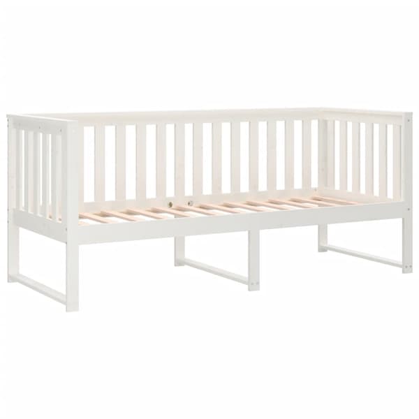 vidaXL Dagbädd vit 80x200 cm massiv furu
