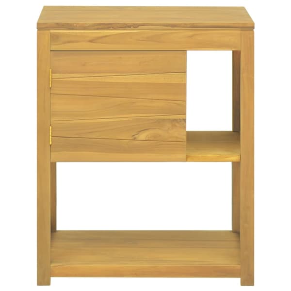 vidaXL Baderomsskap 60x40x75 cm heltre teak