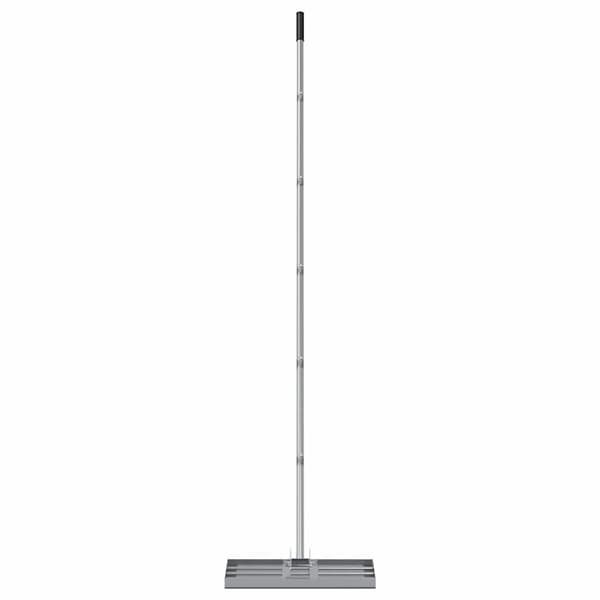 vidaXL Hage Rake sølv 45 x 25 x 200 cm Rustfritt Stål