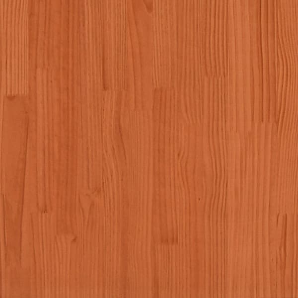 vidaXL Hodegavl voksbrun 200 cm heltre furu