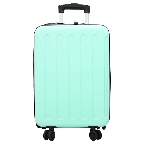 vidaXL Resväska med lås Mintgrön 34 x 23 x 55.5 cm ABS Plast