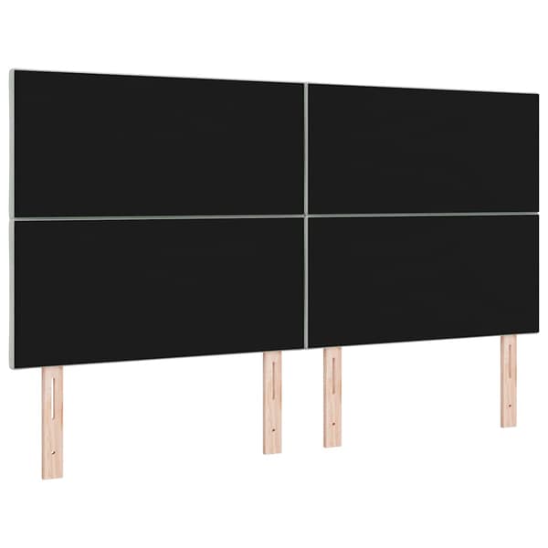 vidaXL LED huvuddyna Ljusgrå 180 cm Sammet