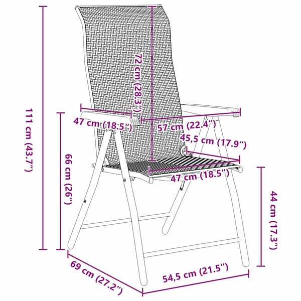 vidaXL Trädgårdsmöbelset 9 pcs Grå Pulverlackerat stål
