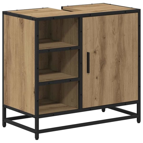 vidaXL Baderomsvaskeskap artisan eik 65 x 33 x 60 cm Konstruert tre