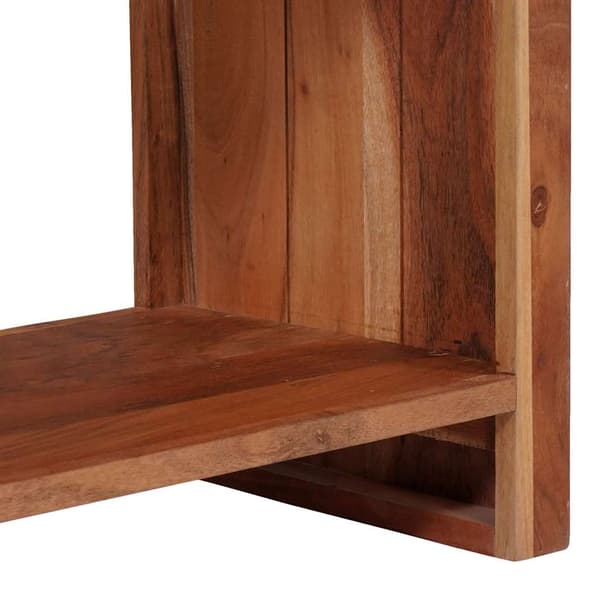 vidaXL Bokhylle Brun 80 x 30 x 40 cm Solid akasietre