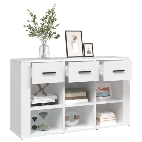 vidaXL Skänk vit 100x30x59,5 cm konstruerat trä