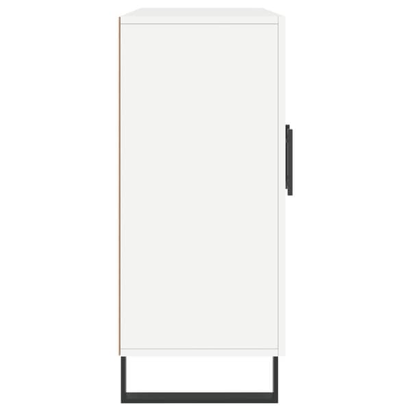 vidaXL Skänk vit 90x34x80 cm konstruerat trä
