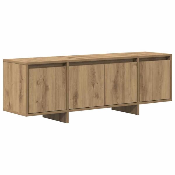 vidaXL TV-benk artisan eik 120x30x40,5 cm konstruert tre