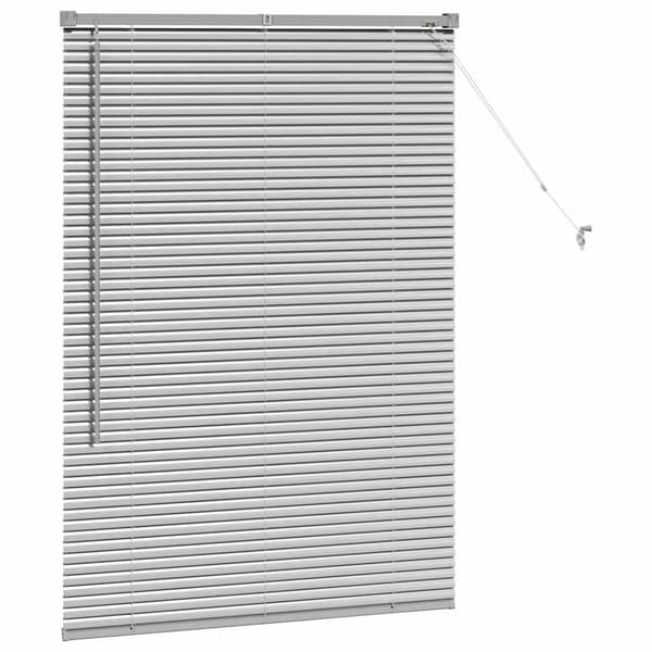 vidaXL Persienner Silver 130 x 85 cm Aluminium