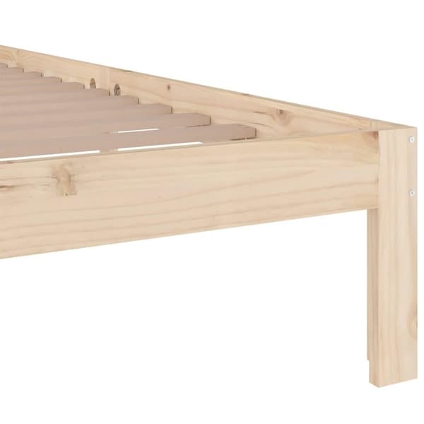 vidaXL Sengeramme heltre 140x190 cm