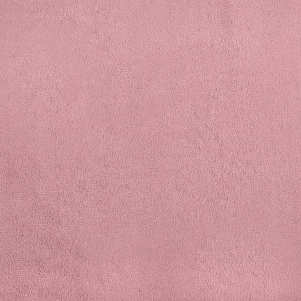 vidaXL Ramsäng med madrass rosa 120x200 cm sammet