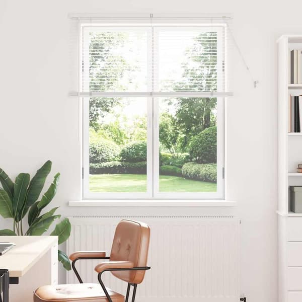 vidaXL Persienner Vit 130 x 120 cm Aluminium