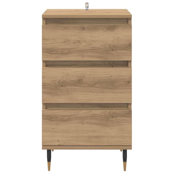 vidaXL Serviesskap artisan eik 35 x 40 x 70 cm Konstruert tre