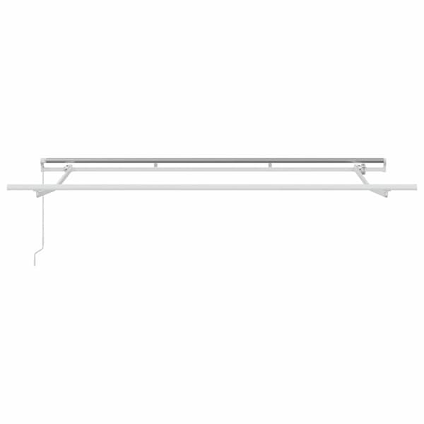 vidaXL Markisram Vit 3,5 x 2 m Metall