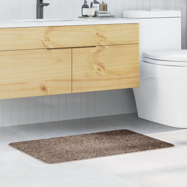 vidaXL Badmatta Brun 60 x 90 cm Polypropylen