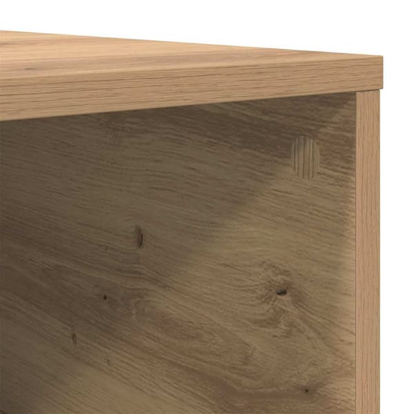 vidaXL Kaffebord Artisan Eik 80 x 80 x 36,5 cm Konstruert tre