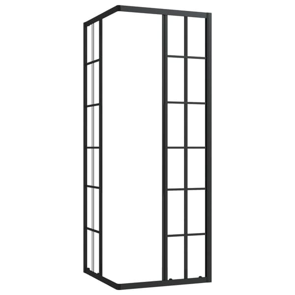 vidaXL Duschvägg ESG 80x80x180 cm