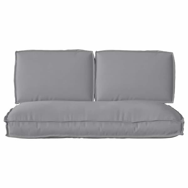 vidaXL Kuddsats 3 pcs Grå Oxford Tyg