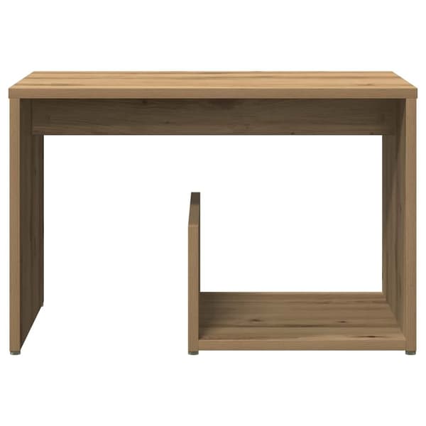 vidaXL Sidebord artisan eik 59x36x38 cm konstruert tre