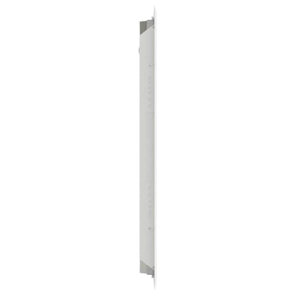 vidaXL Åtkomstpanel Vit 63 x 33 x 3 cm Stål
