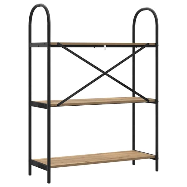 vidaXL Bokhylle Artisan Eik 80 x 30 x 109 cm Konstruert tre