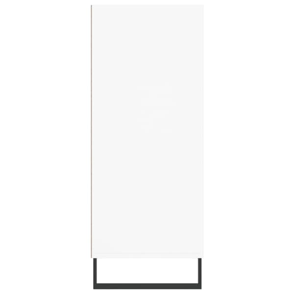vidaXL Highboard hvit 57x35x90 cm konstruert tre