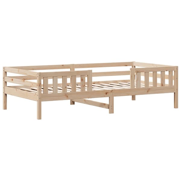 vidaXL Dagbädd 75x190 cm massivt furu