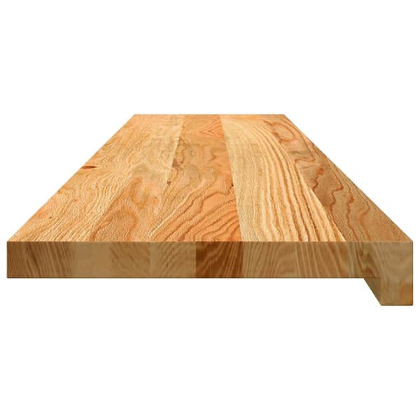vidaXL Trappetrinn 16 stk lysebrun 110x25x2 cm heltre eik