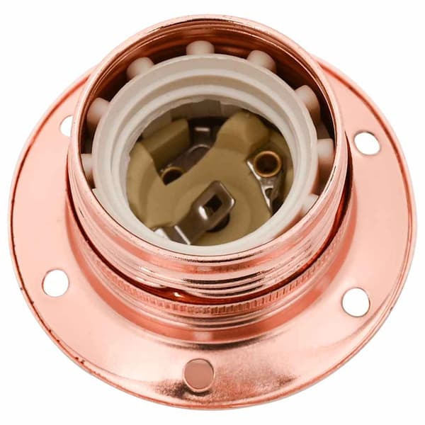 vidaXL Lamphållare 2 st roséguld E27