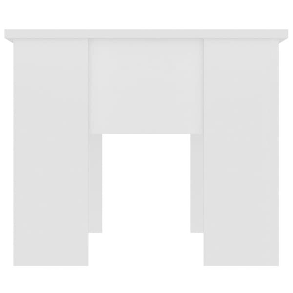 vidaXL Soffbord vit 79x49x41 cm konstruerat trä
